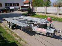 Foto Autotransportanhänger Autotrailer kippbar gebremst 2,5tonnen gesamtgewicht